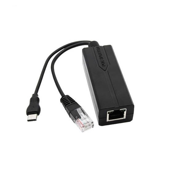 48V To 5V PoE Splitter, 2.4A, USB-C Adapter 48V To 5V PoE Splitter, 2.4A, USB-C Adapter