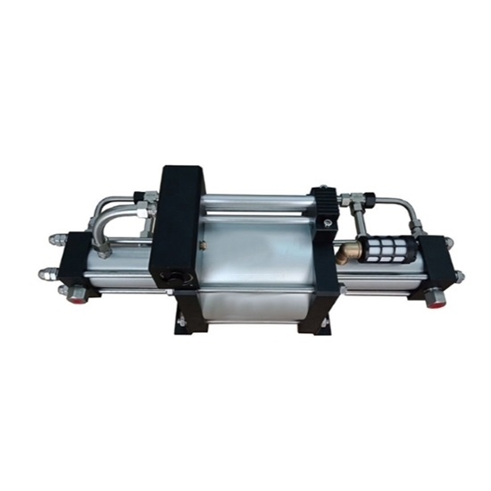 10:1 Air Pressure Booster, 3.5-80 Bar (50-1160 Psi) 10:1 Air Pressure Booster, 3.5-80 Bar (50-1160 Psi)