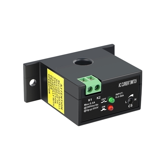 AC Current Sensing Switch, 0.5A-50A, NO AC Current Sensing Switch, 0.5A-50A, NO