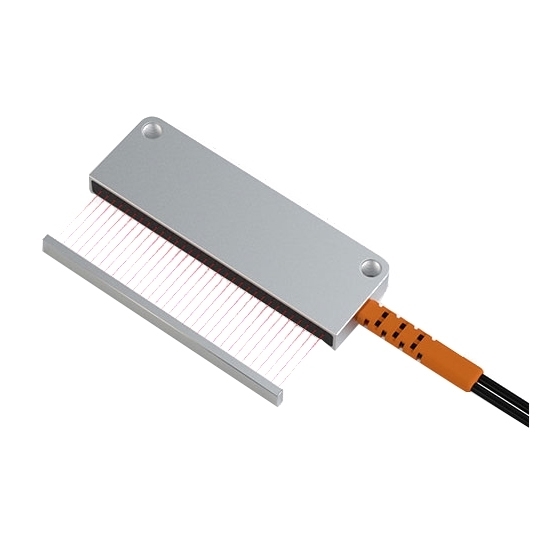 Rectangular Fiber Optic Sensor, Lateral Induction Rectangular Fiber Optic Sensor, Lateral Induction