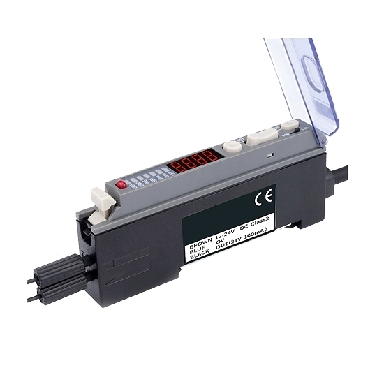 Single Digital Fiber Optic Amplifier, NPN/ PNP Single Digital Fiber Optic Amplifier, NPN/ PNP