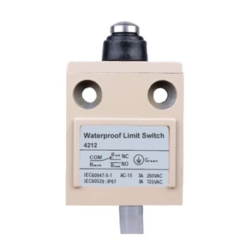 Waterproof Limit Switch, 1NO 1NC, 3A/250VAC, 5A/125VAC