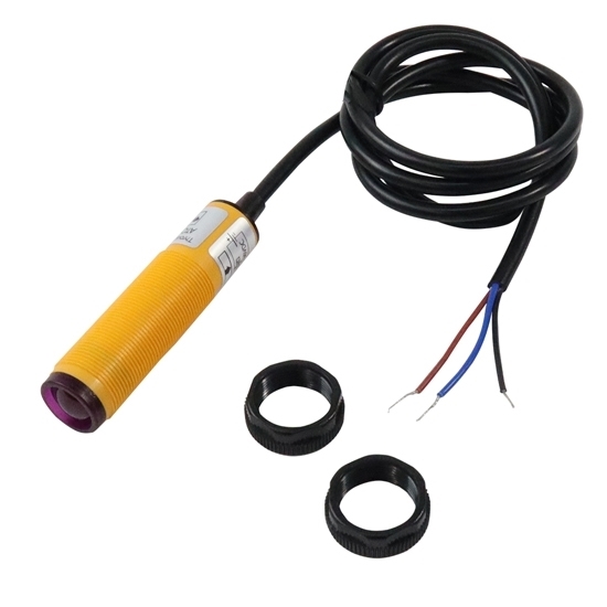 Photoelectric Switch Sensor, M18, DC 12V-24V Photoelectric Switch Sensor, M18, DC 12V-24V