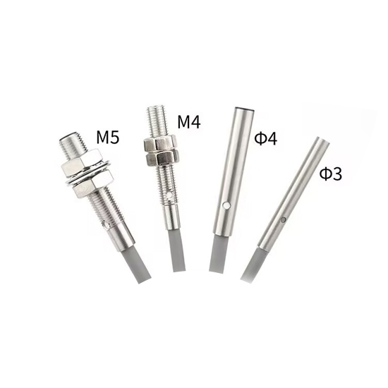 Small Proximity Sensor, Inductive, NPN NO, M4/M5/φ3/φ4 Small Proximity Sensor, Inductive, NPN NO, M4/M5/φ3/φ4