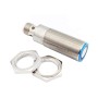 Ultrasonic Proximity Sensor, Cylindrical, NPN/PNP, NO/NC