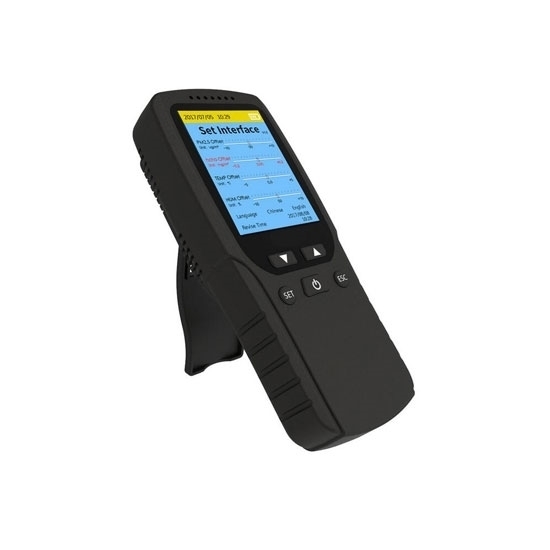Handheld Air Quality Monitor, PM2.5/HCHO/TVOC/Temperature/Humidity Handheld Air Quality Monitor, PM2.5/HCHO/TVOC/Temperature/Humidity