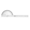 180 Degrees Stainless Steel Angle Protractor, 90x150mm