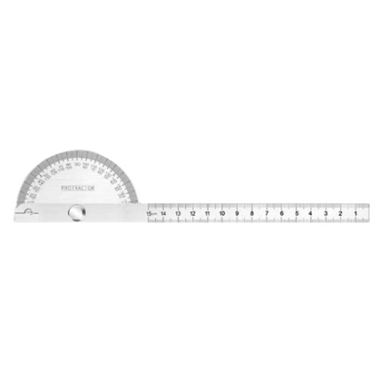 Round Head Stainless Steel Angle Protractor, 90x200mm Round Head Stainless Steel Angle Protractor, 90x200mm