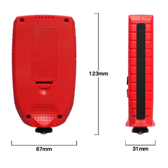 0-1500 μm Digital Coating Thickness Gauge 0-1500 μm Digital Coating Thickness Gauge