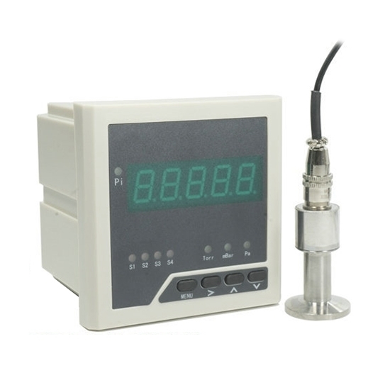 Digital Pirani Gauge With Dual LCD Display, Pa/mBar/Torr, Analog Output Digital Pirani Gauge With Dual LCD Display, Pa/mBar/Torr, Analog Output