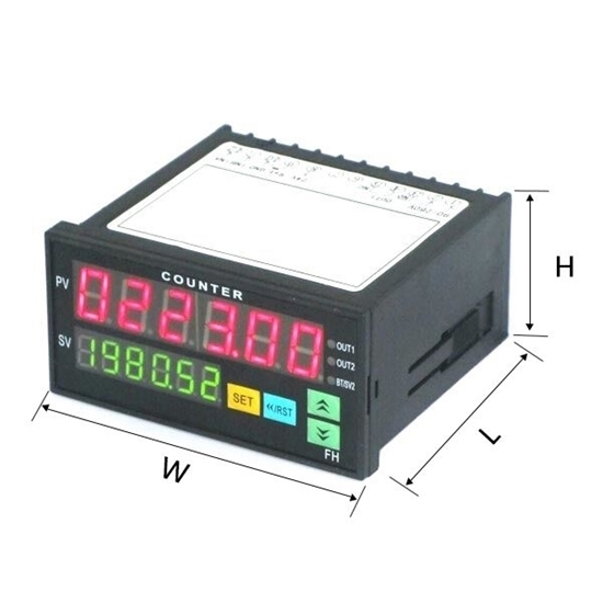 Digital Counter, 6 Digit, Up/Down, Number/Length/Batch Digital Counter, 6 Digit, Up/Down, Number/Length/Batch