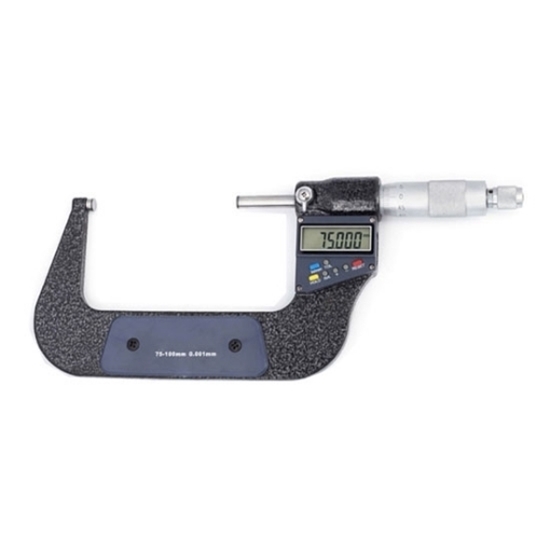 3-4" Range Digital Micrometer, 0.0001 Inch Accuracy 3-4" Range Digital Micrometer, 0.0001 Inch Accuracy