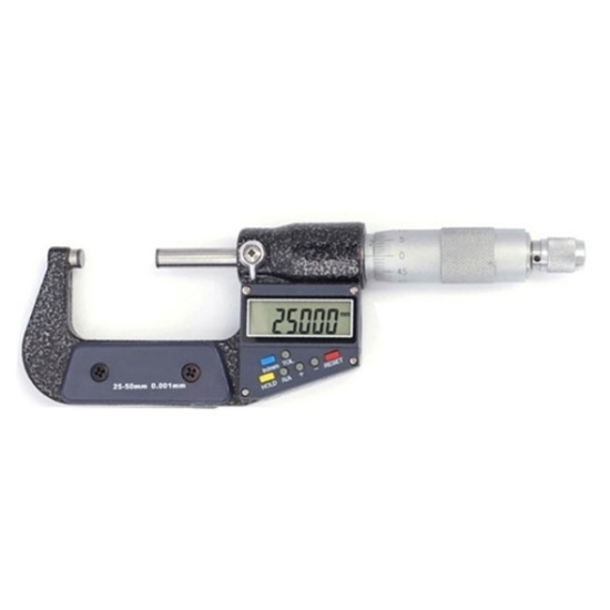 1-2" Range Digital Micrometer, 0.00007 Inch Accuracy 1-2" Range Digital Micrometer, 0.00007 Inch Accuracy