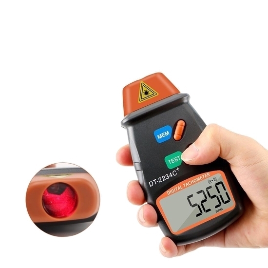 Handheld Digital Laser Tachometer, 2.5 Rpm-99999 Rpm Handheld Digital Laser Tachometer, 2.5 Rpm-99999 Rpm