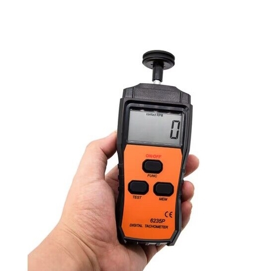 Handheld Digital Contact Tachometer, 1 Rpm-1999 Rpm Handheld Digital Contact Tachometer, 1 Rpm-1999 Rpm