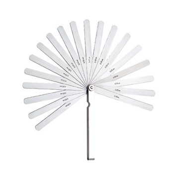 0.03-0.5mm Stainless Steel Feeler Gauge Set, 13 Blades
