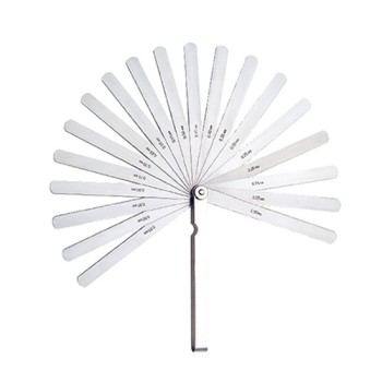 0.05-1mm Stainless Steel Feeler Gauge Set, 28 Blades