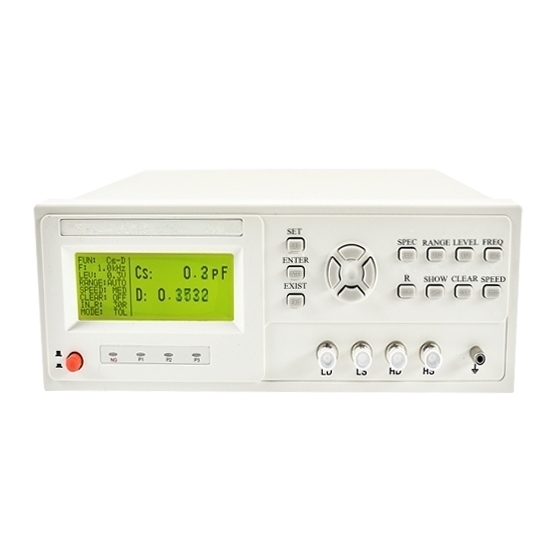 Digital LCR Meter, 50Hz~100kHz Digital LCR Meter, 50Hz~100kHz