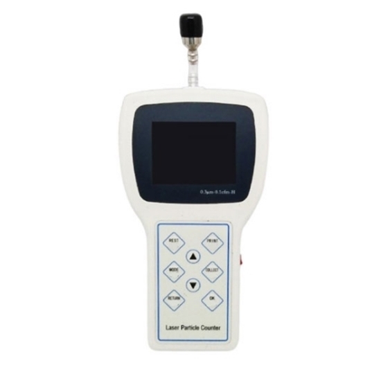 Handheld Dust Particle Counter, 0.3μm/1μm/5μm Handheld Dust Particle Counter, 0.3μm/1μm/5μm