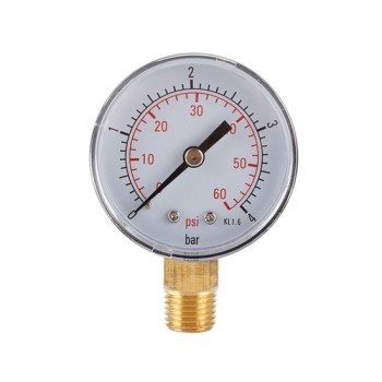 0~300 Psi Pressure Gauge, 0 To 20 Bar