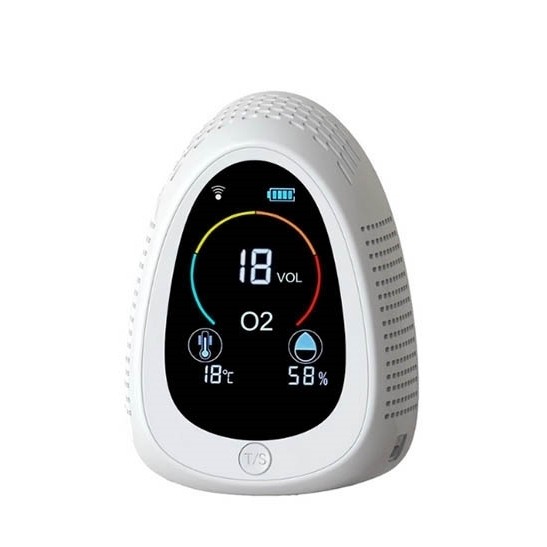 Smoke & Oxygen (O2) Detector, Temperature/ Humidity/ Wifi Smoke & Oxygen (O2) Detector, Temperature/ Humidity/ Wifi
