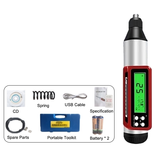 Digital Concrete Rebound Hammer Tester, 10-60 MPa Digital Concrete Rebound Hammer Tester, 10-60 MPa