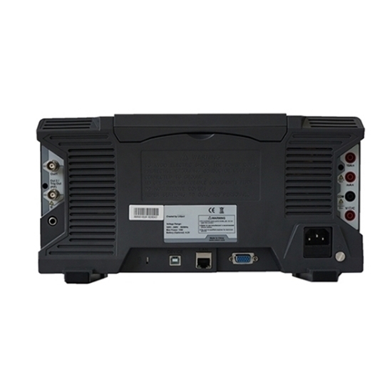 70 MHz Digital Oscilloscope, 4 Channel, 1 GSa/s 70 MHz Digital Oscilloscope, 4 Channel, 1 GSa/s