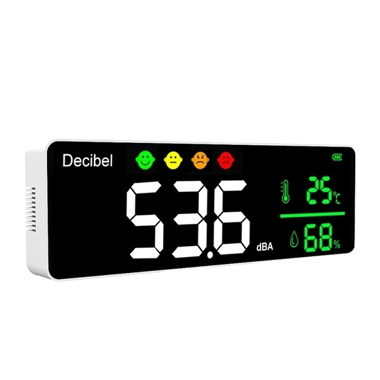 Wall Mounted Sound Decibel Meter, 30 To 130 DBA Wall Mounted Sound Decibel Meter, 30 To 130 DBA