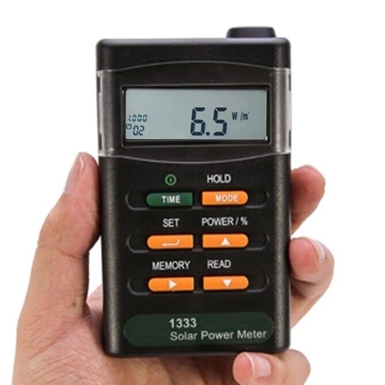 Digital Solar Power Meter, 400~1100nm Digital Solar Power Meter, 400~1100nm