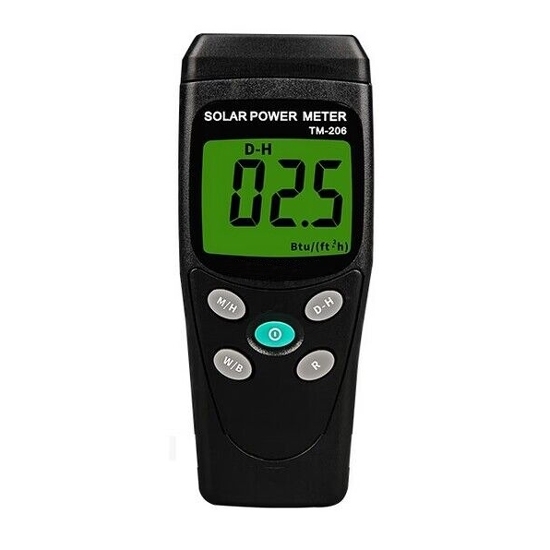 Handheld Digital Solar Power Meter, 1999W/m2 Handheld Digital Solar Power Meter, 1999W/m2