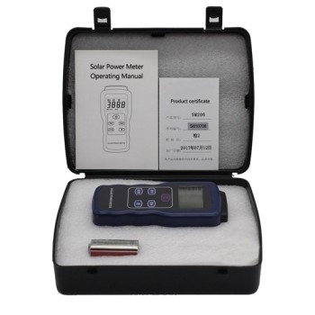 Digital Solar Power Meter For Radiations Measuring Digital Solar Power Meter For Radiations Measuring