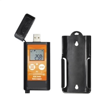 USB Temperature Data Logger With LCD Display