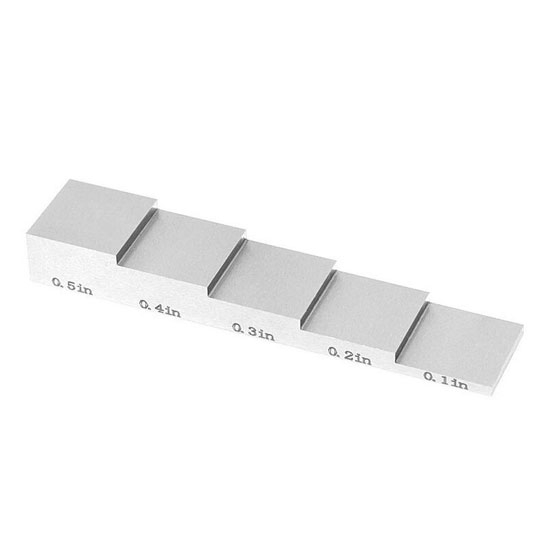 4-Step/5-Step Calibration Block For Ultrasonic Thickness Gauge 4-Step/5-Step Calibration Block For Ultrasonic Thickness Gauge