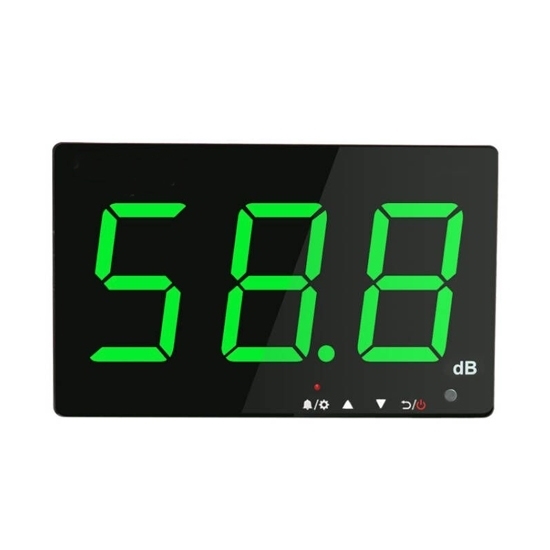 Wall Mounted Decibel Meter, 30 To 130dB Wall Mounted Decibel Meter, 30 To 130dB