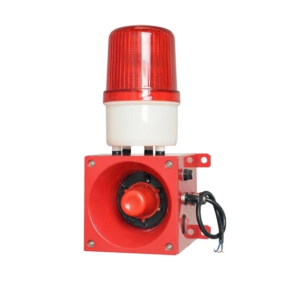 Audible And Visual Alarm, 100-120dB, 380VAC/220VAC/24VDC Audible And Visual Alarm, 100-120dB, 380VAC/220VAC/24VDC