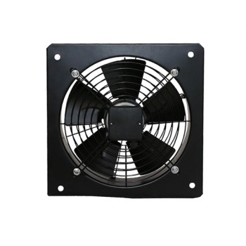 Square Plate Mounted Axial Fan, 8/10/12/16/20/24 Inch