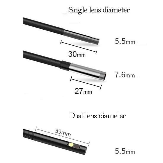 Industrial Endoscope, 3.5" LCD, 1.0MP, 5.5mm Dia. Industrial Endoscope, 3.5" LCD, 1.0MP, 5.5mm Dia.