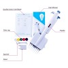 Multichannel Pipette 0.5-10µl/5-50µl/50-300µl, 8/12 Channel Multichannel Pipette 0.5-10µl/5-50µl/50-300µl, 8/12 Channel