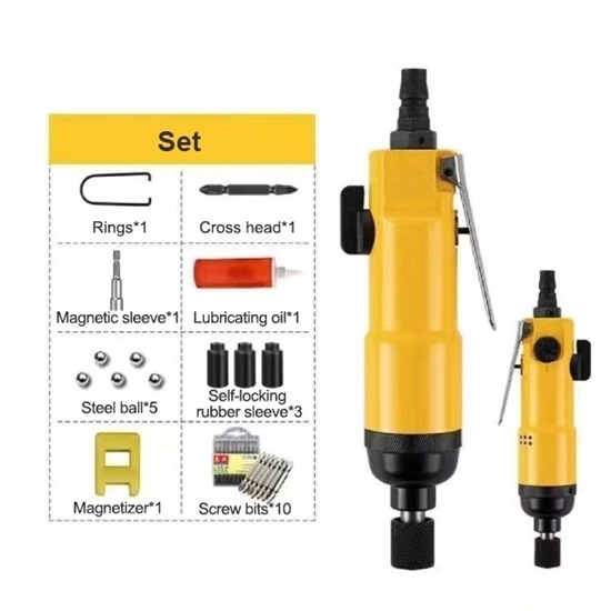 50 Nm Pneumatic Screw Driver, 1/4", 12000 Rpm 50 Nm Pneumatic Screw Driver, 1/4", 12000 Rpm