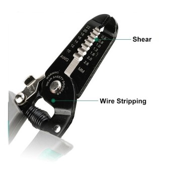 Wire Stripping Plier, 12/14/16/22 AWG