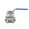 3-PC Stainless Steel Ball Valve, Full Port, 1000WOG