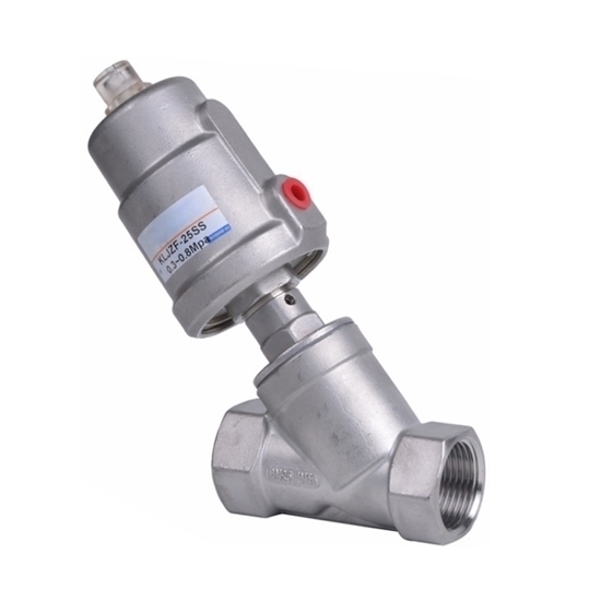 1-1/4" Pneumatic Angle Seat Valve, 2 Way, 2 Position 1-1/4" Pneumatic Angle Seat Valve, 2 Way, 2 Position