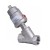 1-1/2" Pneumatic Angle Seat Valve, 2 Way, 2 Position