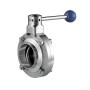 1 Inch Stainless Steel Sanitary Butterfly Valve
