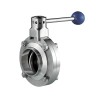 3/4 Inch Stainless Steel Sanitary Butterfly Valve