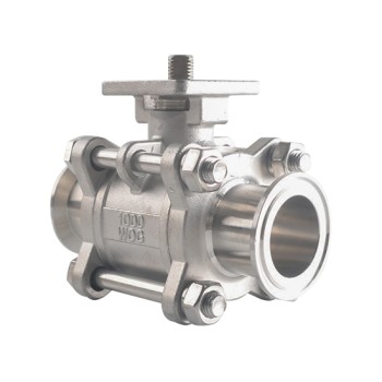 Stainless Steel Ball Valve, DN20-DN100, Quick Fit Clamp