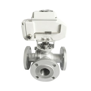 1-1/4" Electric Ball Valve, 2 Way/ 3 Way