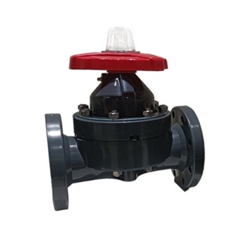 4" Flanged Diaphragm Valve, UPVC/ CPVC 4" Flanged Diaphragm Valve, UPVC/ CPVC