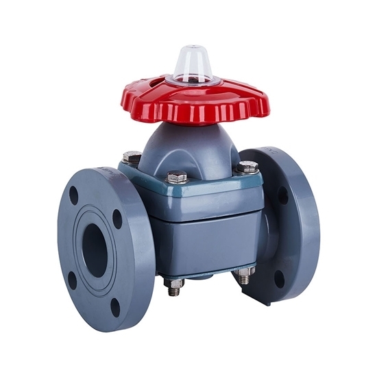 1/2" Flanged Diaphragm Valve, UPVC/ CPVC 1/2" Flanged Diaphragm Valve, UPVC/ CPVC