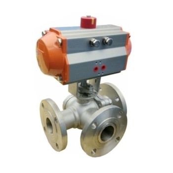 4" Pneumatic Ball Valve, 2 Way/ 3 Way 4" Pneumatic Ball Valve, 2 Way/ 3 Way